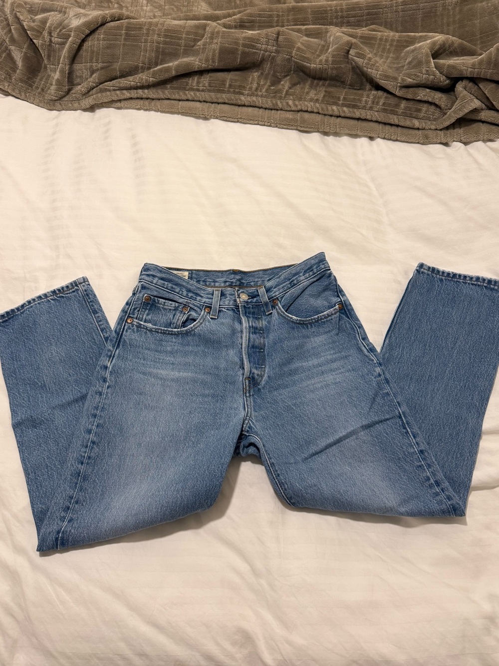 Levi's Straight Leg Light Blue Women's Jeans